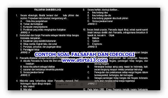Kumpulan Pola Soal - Soal Tes Cpns