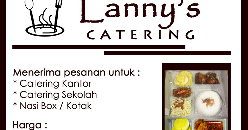 Contoh Brosur Catering Rumahan Terkeren