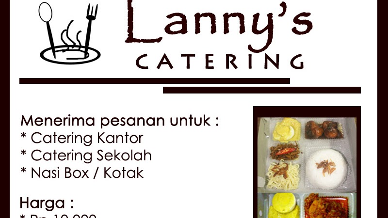 Contoh Brosur Iklan Catering Terupdate