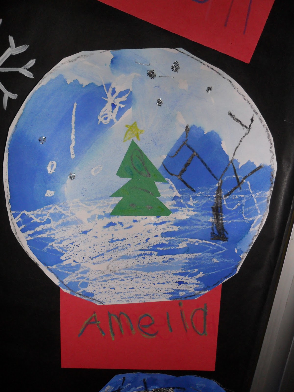 Why I Love Art Kindergarten Snow Globes