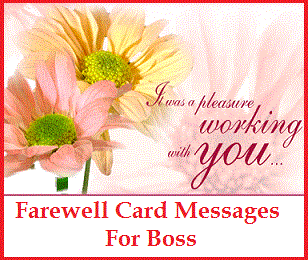 Sample Messages and Wishes! : Farewell Sample Messages and Wishes! : Farewell