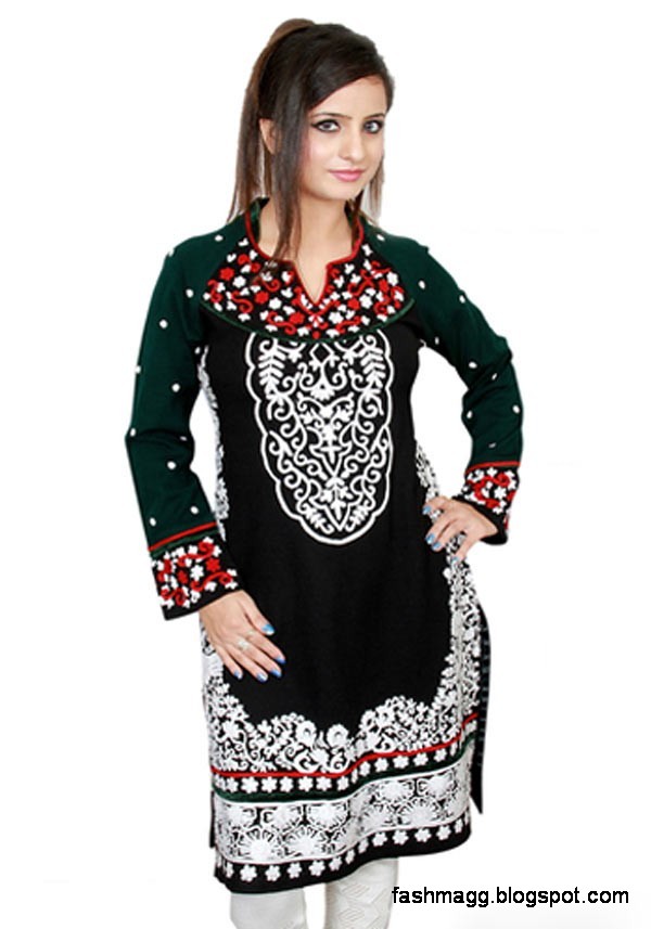 Indian Kurti New Woolen Winter Dress Collection-Girls-Womens-Ladies and ...