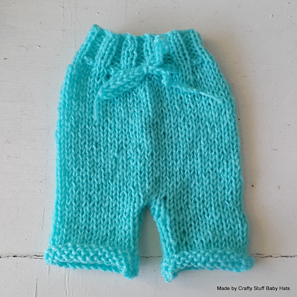 Crafty Stuff Baby Knits and Photo Props: Newborn Baby Shorts and ...