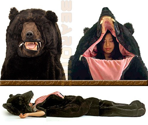 Photo : キャンプで寝ている間に熊が来ても安心な寝袋 ! !