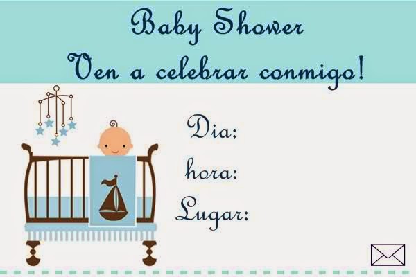 Tarjetas e Invitaciones de Baby Shower para Niños, parte 5