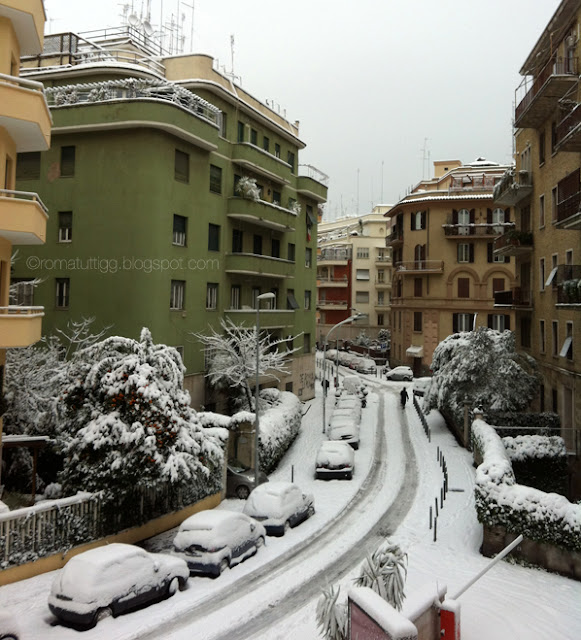 Snow in Rome, 2012