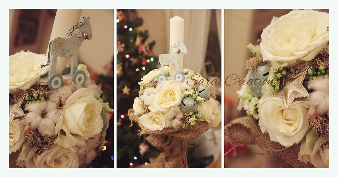 Sara Creations Lumanare Botez Its Christmas Time