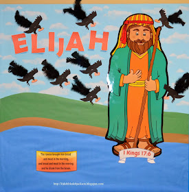 Elijah is Fed by Ravens lesson, ideas and printables #BIblefun #OTBiblelesson #bulletinboard http://kidsbibledebjackson.blogspot.com/2014/02/old-testament-bulletin-boards-part-2.html