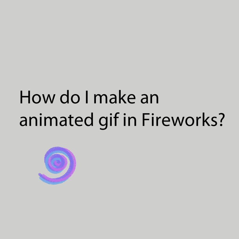 MPCS Middle School Technology Adobe Fireworks Animated Gif Tutorial