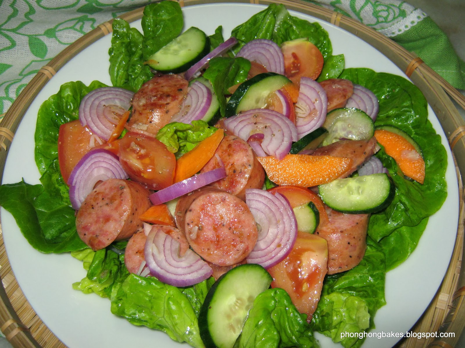 Sausage Salad Fresh Food Recipes