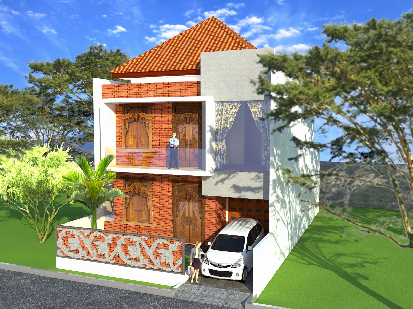 Minimalist And Sketch Modern Home Design Latest BENGKEL LAS Muaza