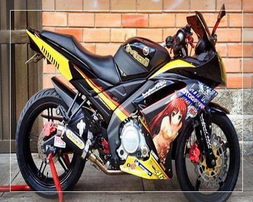 Foto modifikasi r15 warna merah hitam putih biru pink velg jari jari ...