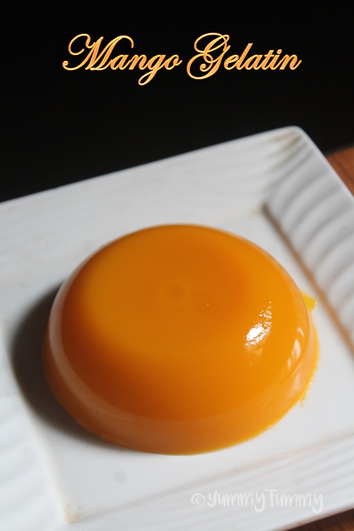 Mango Jello Recipe Mango Gelatin Recipe Yummy Tummy
