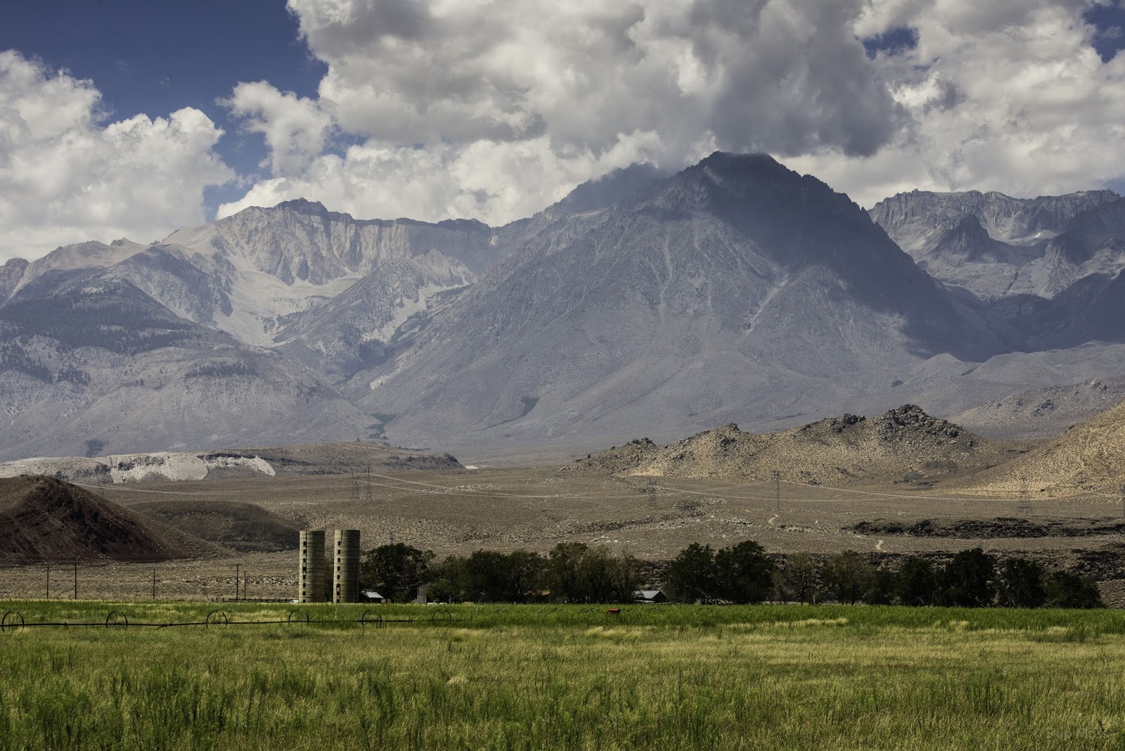 moss images: Eastern Sierra weather. Sun, rain, hail, heat, cloud