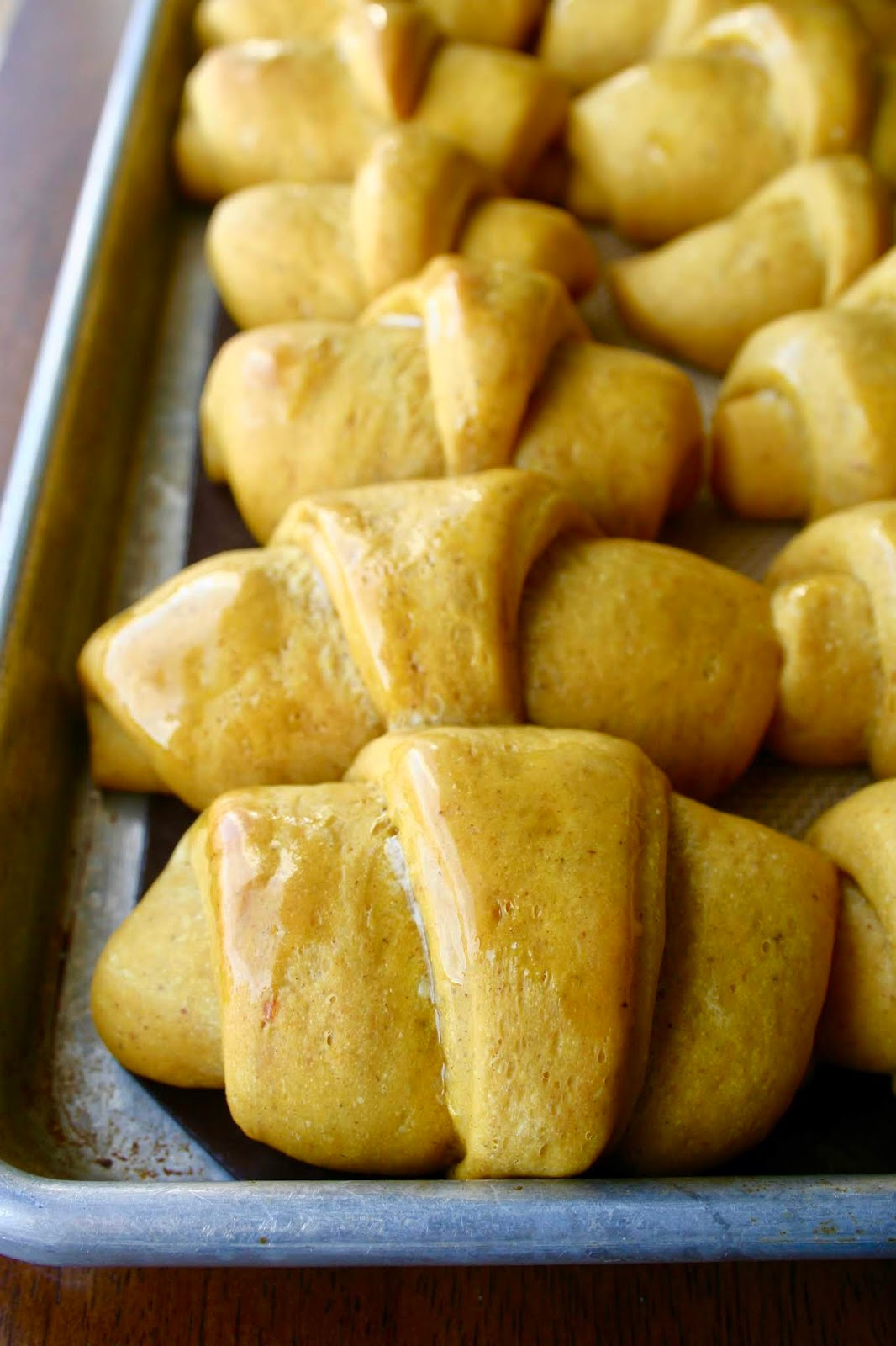 Pumpkin Crescent Rolls
