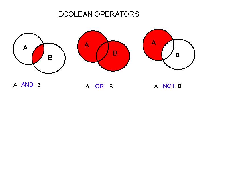 Sue`s Blog Spot: Boolean...