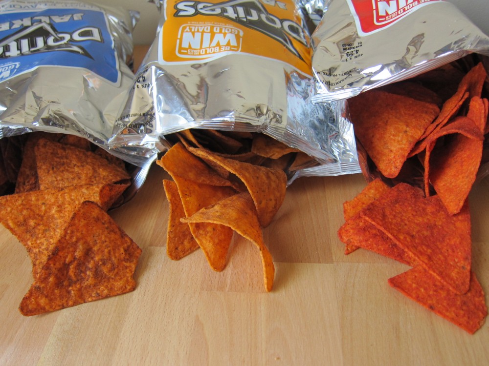 Review Doritos Jacked Tortilla Chips Mystery Flavors Brand Eating