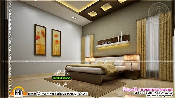 Master bedroom interior