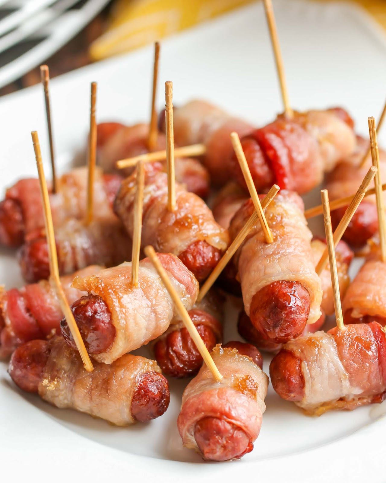BACON WRAPPED SMOKIES
