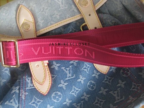Louis Vuitton Limited Edition Vert Denim Monogram Denim Sunburst