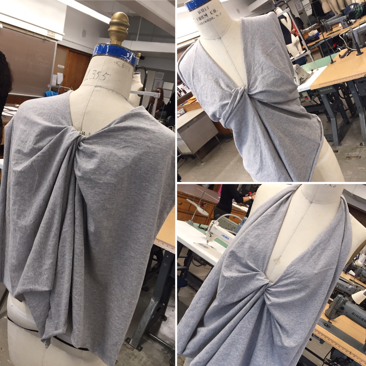 male pattern boldness Learning How to Drape in Knit