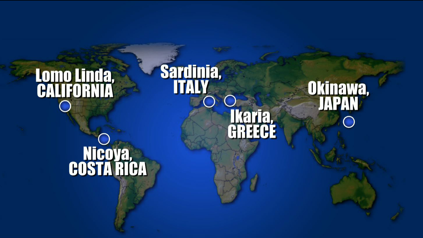 Cristina Alfier Le Zone Blu 5 luoghi nel mondo in cui si vive a lungo