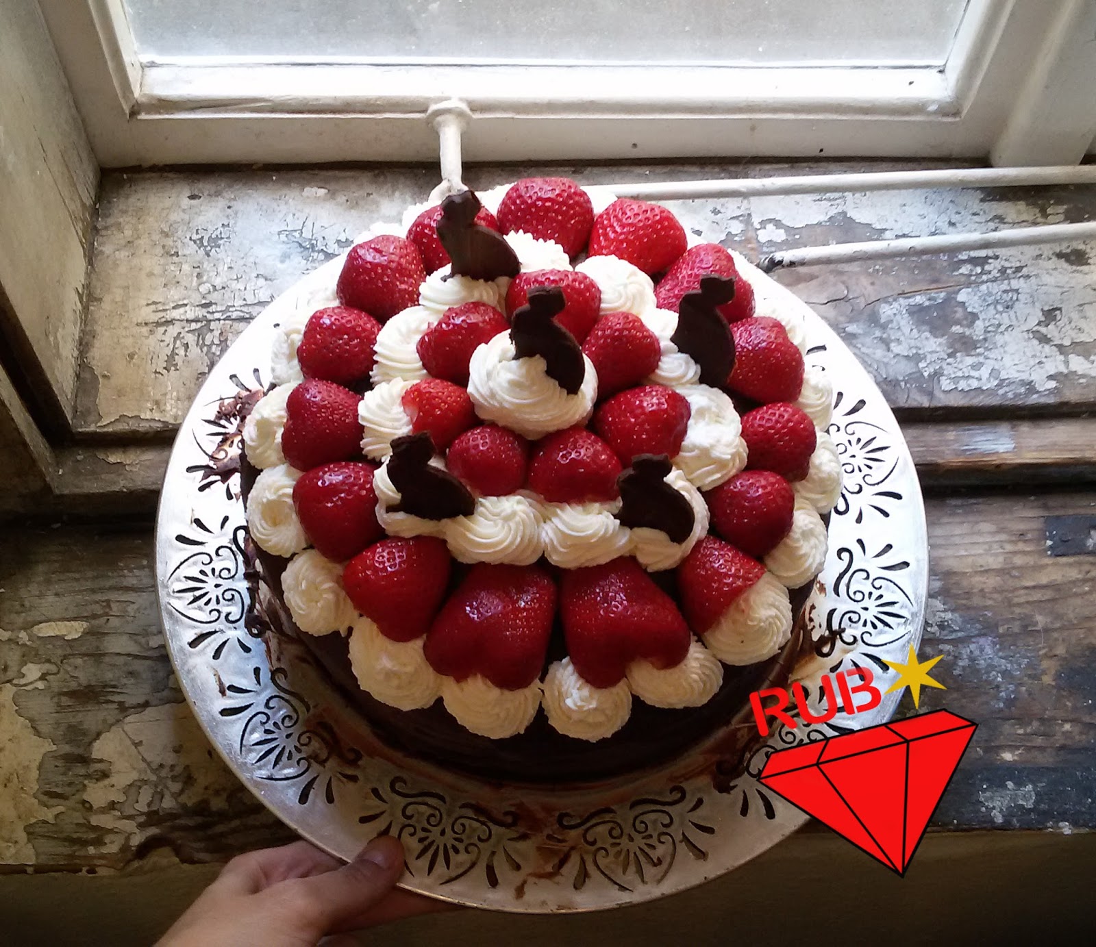 Erdbeer-Schoko-Torte