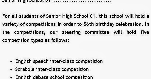 Contoh Biantara Remaja Contoh Oi