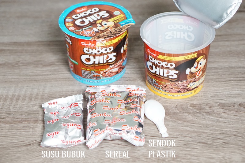 Sarapan Mudah Dan Enak Dengan Simba Sereal Choco Chips Cup Jessica Liani