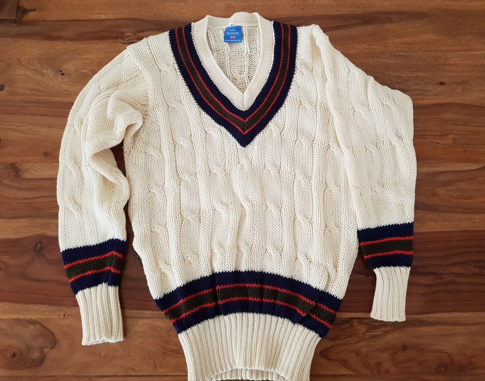 Landless Gentry: Newly Arrived: Custom Cricket Sweater from Rochford ...