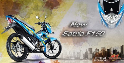 Wow,Suzuki New Satria FU 2013 adalah sponsor resmi film Bima Satria Garuda