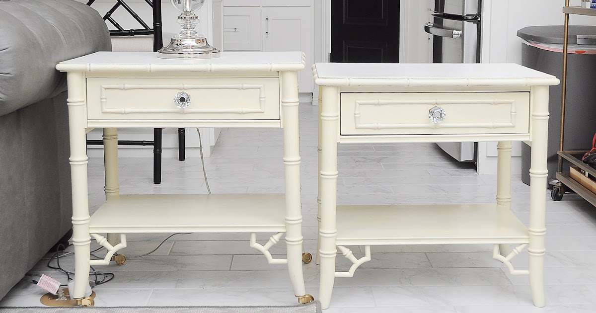 How to Make an End Table Taller Monica Wants It