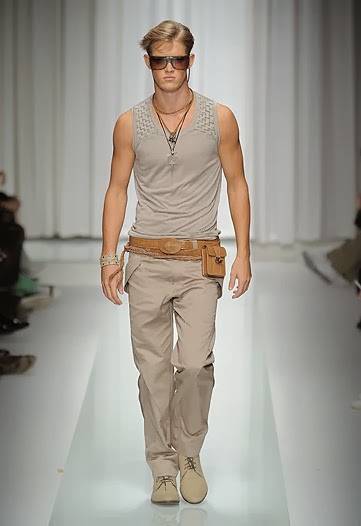 Sean O'Pry American male model: Sean O’Pry Versace Spring 2010