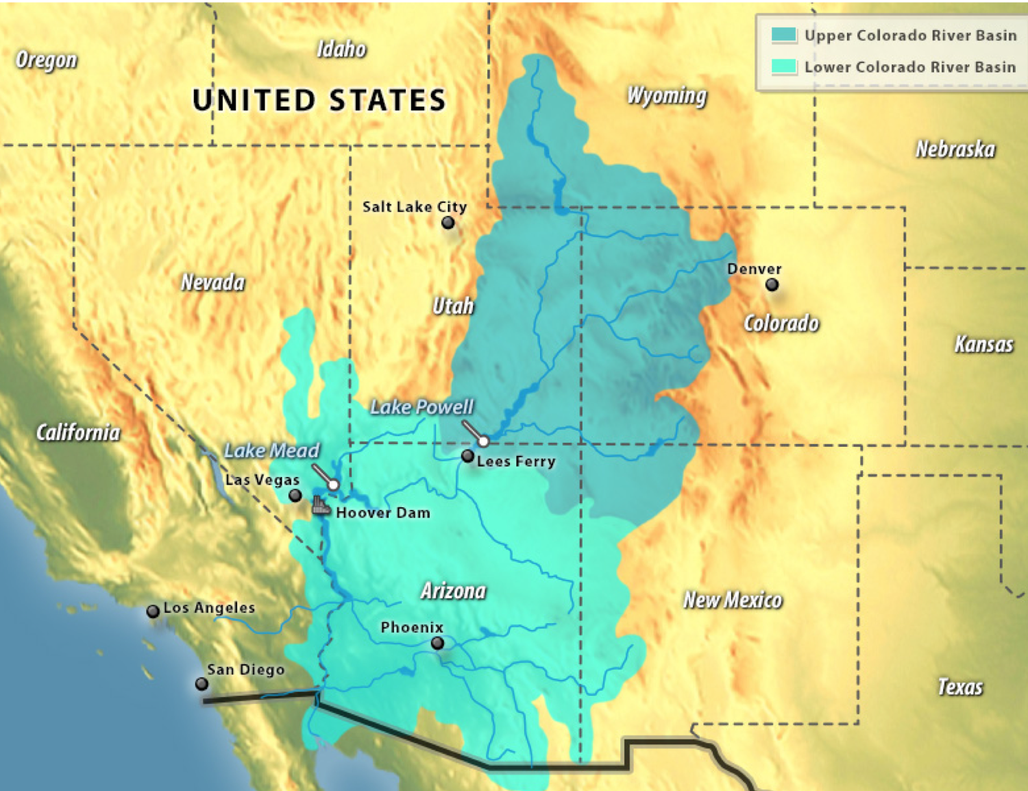 Направление течения колорадо. Река Колорадо на карте. Река Колорадо на карте Северной Америки. Река Колорадо на карте США. Река Колорадо расположение на карте.