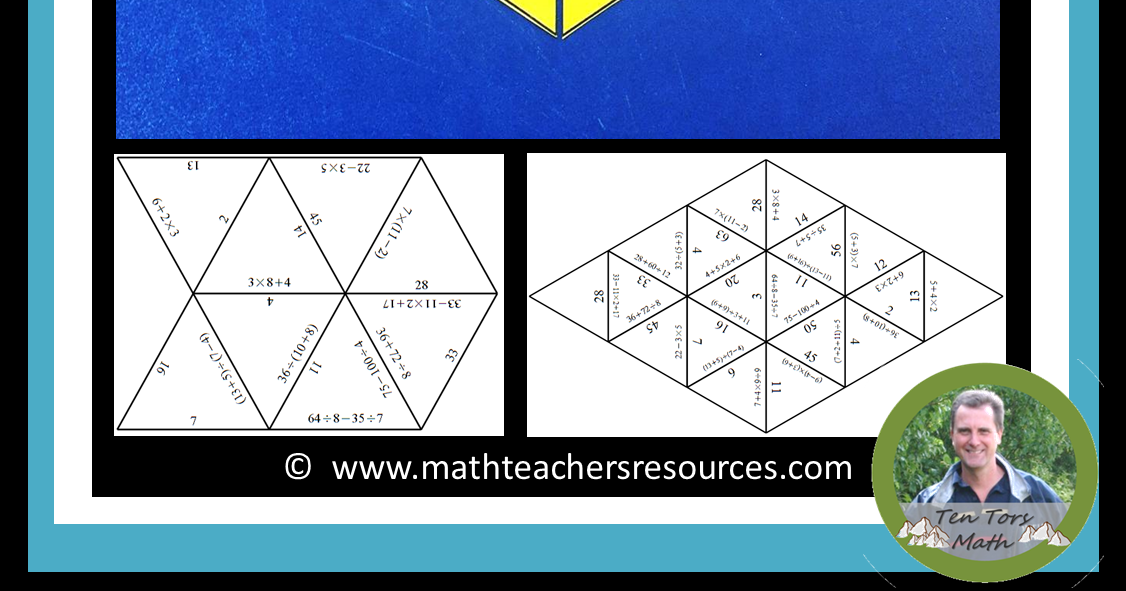 PEDMAS Activity ~ TenTors Math Teacher Resources