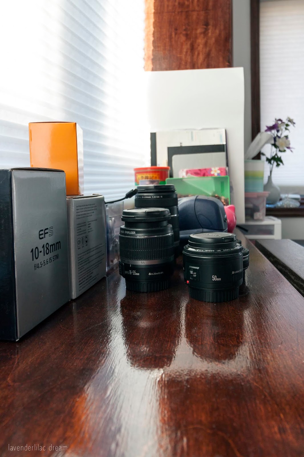 Camera lenses & notebook display