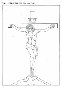 Muerte de Jesús colorear Muerte de Jesús colorear