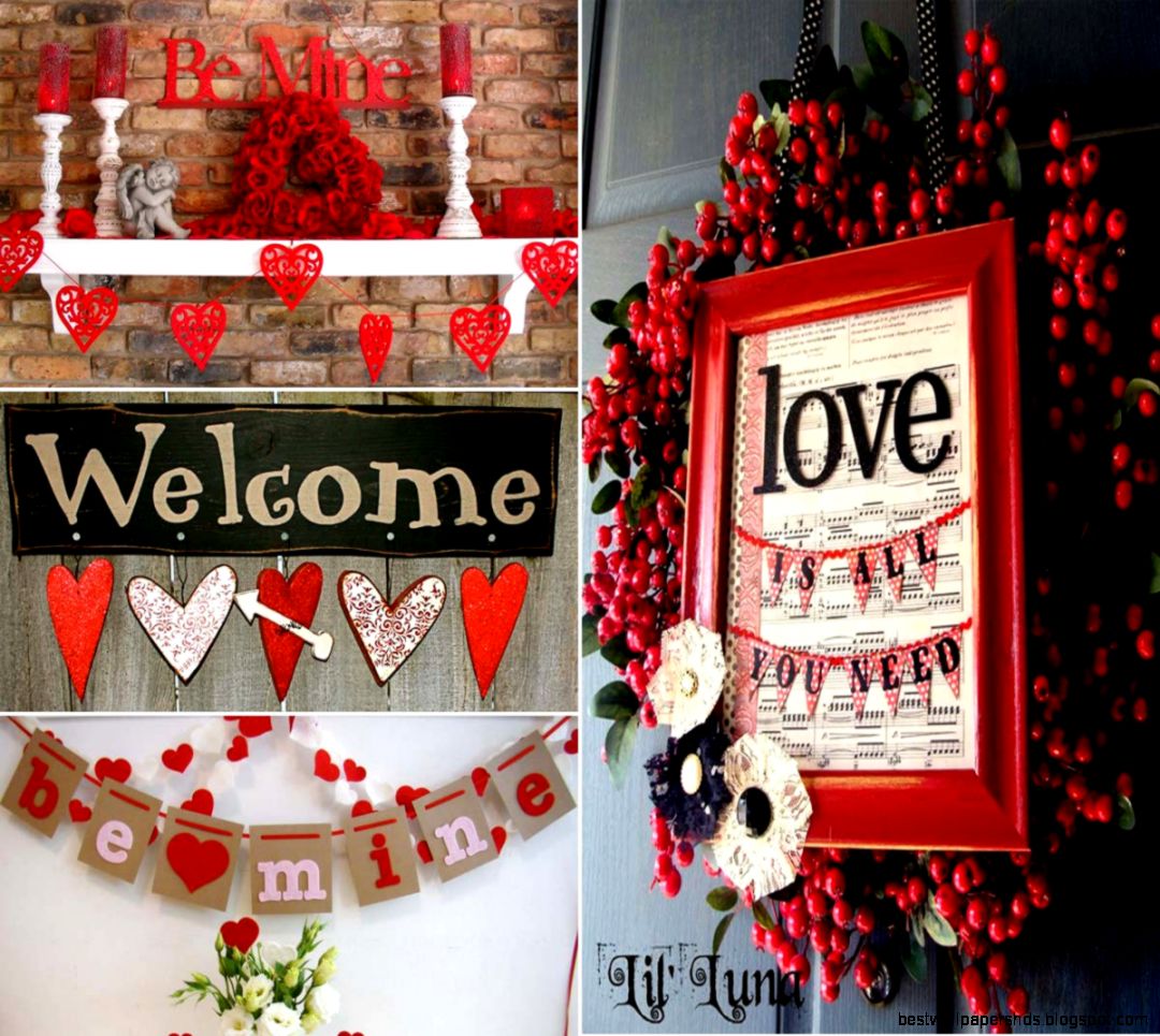 Home Valentines Decorating Ideas   Romantic Shades at Home with