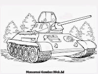 Mewarnai Gambar Mobil Tank Leopard Jerman Tangki