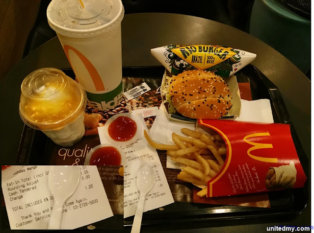 McDonalds Rio Burger