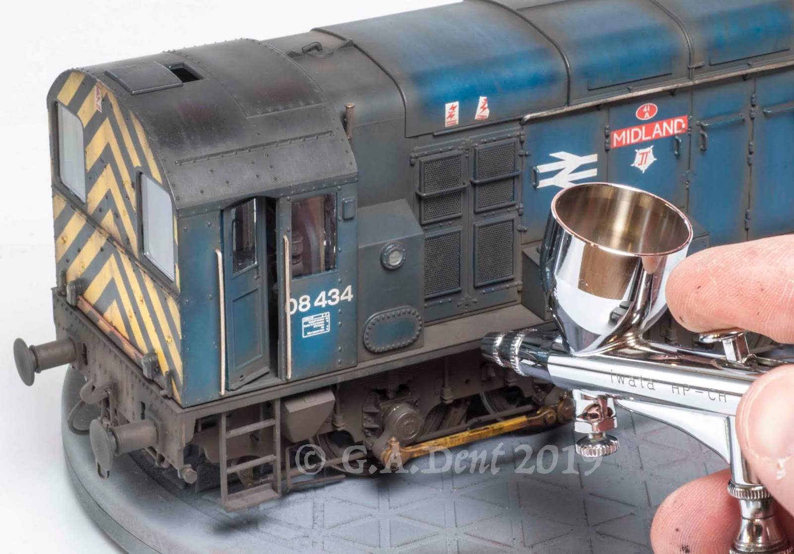 Acrylic paints for airbrushing - Trains