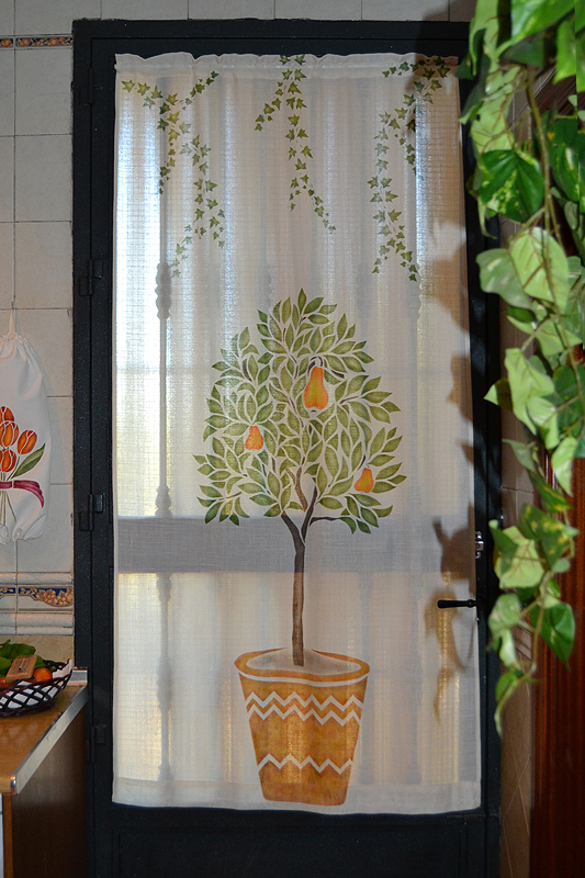 Pepa Casado diseño de cortinas: Cortinas de cocina.