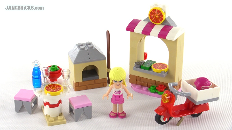 JANGBRiCKS LEGO reviews MOCs: LEGO Friends Stephanie's Pizzeria review! set 41092