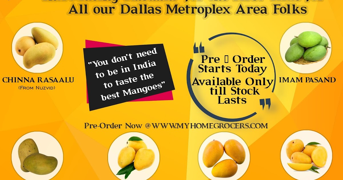 Tasty Indian Mangoes Pre Order Starts Now