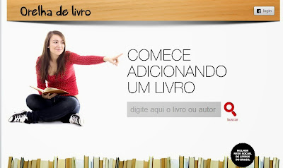 Confira o banner do site Orelha do Livro.