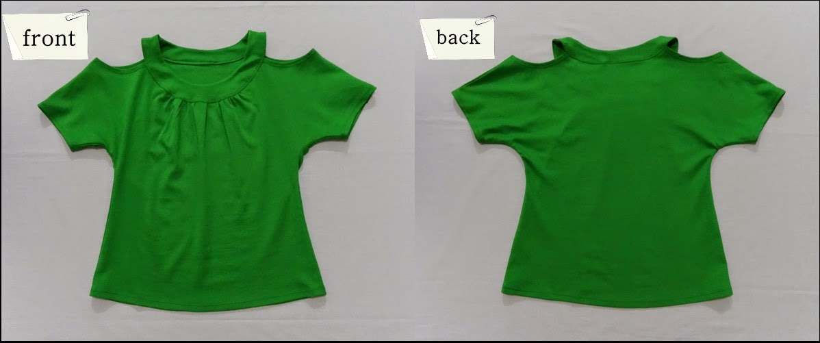 Velvet Ribbon: Women T-shirt With Hole Cut-Out In The Shoulder