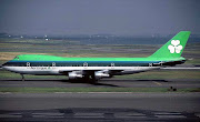 SKY'S THE LIMIT: The Boeing 747 at Boston Airport in 1988. (aerlingusb kbos )
