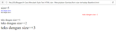 Merubah Style Text Html Menyisipkan Gambar Diptavir Nah Bagian Selesai