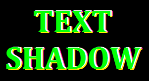 Text Shadow Effect