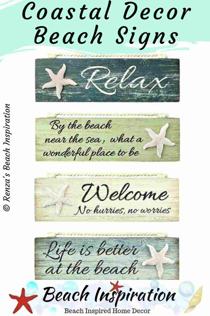 25+ Beach Signs and Sayings Wood Plaques